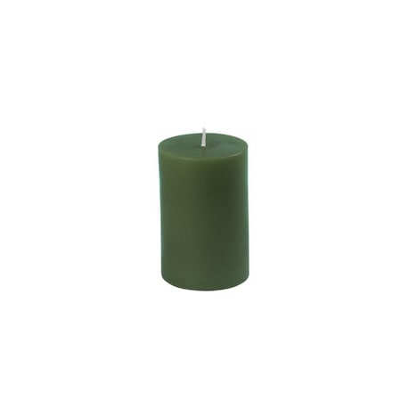 Jeco 2 x 3 in. Hunter Green Pillar Candle CPZ-2312